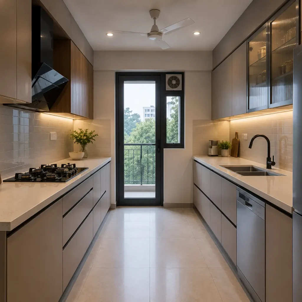 parallel-modular-kitchen-in-calicut-hedra-interio